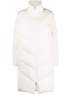 Fabiana Filippi veste matelassée à ornements strassés - Blanc