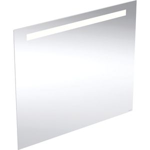 Geberit Option rechthoekige spiegel met verlichting 80x70cm