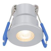 Milano mini LED inbouwspot - 12 Volt 3 Watt 200 Lumen - 2700K - Dimbaar - Plat 34mm - IP65 - Roestvrij staal