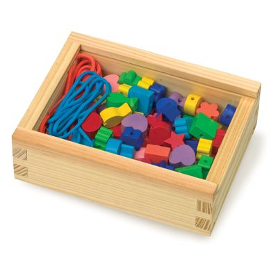 Small Foot houten rijg kralen, 84st.