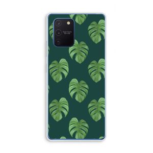 Monstera leaves: Samsung Galaxy Note 10 Lite Transparant Hoesje