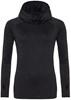 Just Cool JC038 Women´s Cool Cowl Neck Top - Black Slate Melange - XS