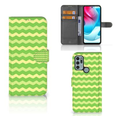 Motorola Moto G60s | Telefoon Hoesje | Waves Green