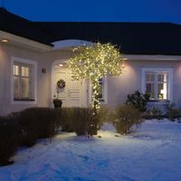 Konstsmide Lichtsnoer voor buiten - 8 functies - 2200K Amber - 80 micro LEDs - 13 meter - Kerstverlichting