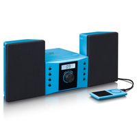 Lenco MC-013BU draagbare stereo-installatie Digitaal 4 W FM Blauw MP3 afspelen - thumbnail