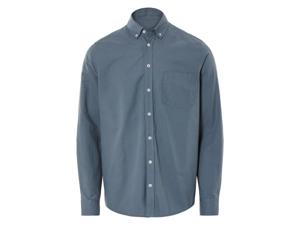 LIVERGY Heren overhemd (Blauw, L)