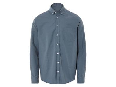 LIVERGY Heren overhemd (Blauw, S (37/38))