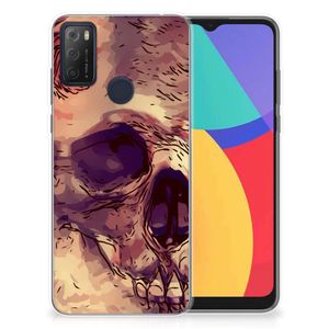 Silicone Back Case Alcatel 1S (2021) Skullhead