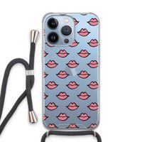 Lipjes: iPhone 13 Pro Transparant Hoesje met koord