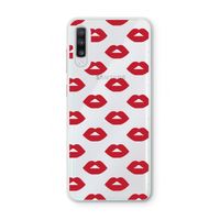 Lips: Samsung Galaxy A70 Transparant Hoesje