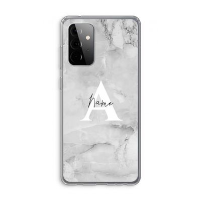 Ivory Marble: Samsung Galaxy A72 Transparant Hoesje