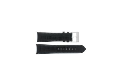 Horlogeband Hamilton H32716839 / H001.32.716.839.01 Leder Zwart 23mm