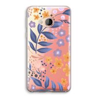 Flowers with blue leaves: HTC U Play Transparant Hoesje Flowers with blue leaves: HTC U Play Transparant Hoesje