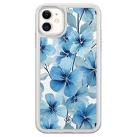 iPhone 11 hybride hoesje - Indigo gardens iPhone 11 hybride hoesje - Indigo gardens