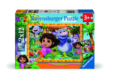 Ravensburger puzzels Dora the Explorer 2x12 stukjes
