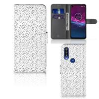 Motorola One Action | Telefoon Hoesje | Stripes Dots