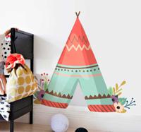 Muursticker tipi tent