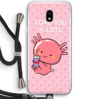 Love You A Lotl: Samsung Galaxy J3 (2017) Transparant Hoesje met koord