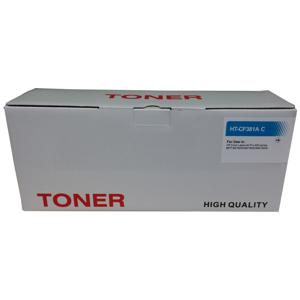 Huismerk HP 312A (CF381A) toner cyaan