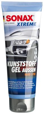 SONAX kunststof onderhoudsmiddel "xtreme kunststoffgel außen nanopro" xtreme plastic gel outside nano pro