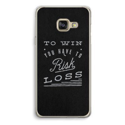 Risk loss: Samsung Galaxy A3 (2016) Transparant Hoesje