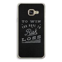 Risk loss: Samsung Galaxy A3 (2016) Transparant Hoesje