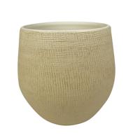 Ter Steege Plantenpot - moderne look - beige - 31 x 28 cm - bloempot