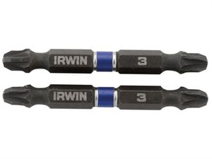 Irwin IMPACT schroefbit dubbel IB PZ3, 60mm 2st | op=op - IR1923411