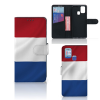 Samsung Galaxy M31 Bookstyle Case Nederlandse Vlag