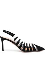 Aquazzura escarpins Hot Rumor Sling 75 mm - Noir - thumbnail