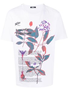 MSFTSrep t-shirt en coton à imprimé graphique - Blanc