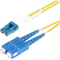 StarTech.com 10m LC naar SC (UPC) OS2 Single Mode Duplex Glasvezel Kabel, 9/125µm, Laser Optimized,