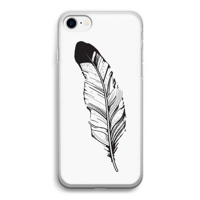 Pluim: iPhone SE 2020 Transparant Hoesje