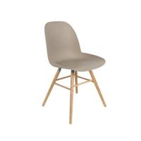 Zuiver Albert Kuip Eetkamerstoelen Taupe - Set van 2