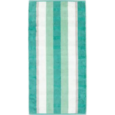 Cawö Cawo Noblesse Stripes Gastendoekje 30x50 smaragd