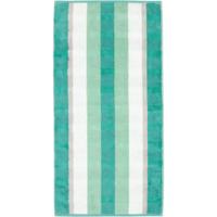 Cawö Cawo Noblesse Stripes Gastendoekje 30x50 smaragd