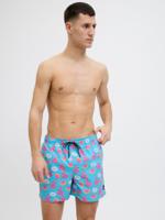 Jack & Jones Zwembroek JPSTMAUI Novelty AOP Scuba Blue-M