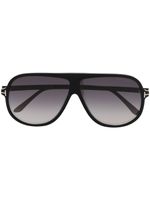 TOM FORD Eyewear lunettes de soleil à monture droite - Noir