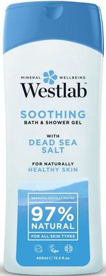Westlab Bad & douche gel dode zeezout verzorgend (400 ml)
