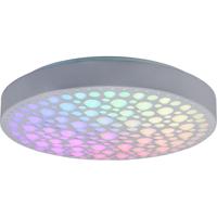 LED Plafondlamp 22W Mat Wit - RGB & Dimbaar met Afstandsbediening