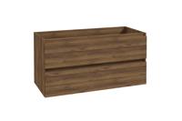 Onderkast Wiesbaden Alvara 100x46 cm 2 Laden 1 Uitsparing Warm Eiken