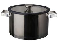 Gusta 85140240 braadpan Zwart, Zilver 6 l Rond - thumbnail