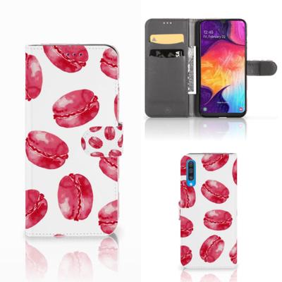 Samsung Galaxy A50 | Book Cover | Pink Macarons