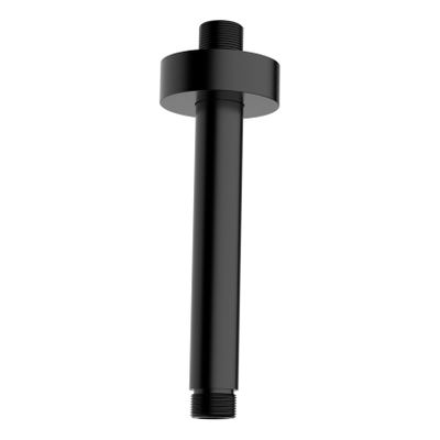 Douchearm Wiesbaden UniMatch Caral | 15 cm | Plafond montage | Messing | Rond | Zwart mat PVD