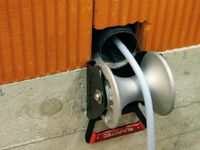 Kabelroller 10157 de moderne mosterdpot met 1 rol aluminium 130mm rol 1500KG