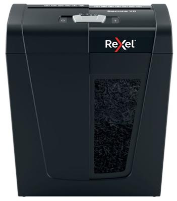 Rexel Secure X8 papiervernietiger Kruisversnippering 70 dB Zwart Rexel Secure X8 papiervernietiger Kruisversnippering 70 dB Zwart