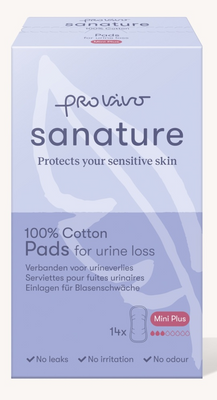Sanature Pro Vivo 100% Katoen Verbanden voor Urineverlies Mini Plus