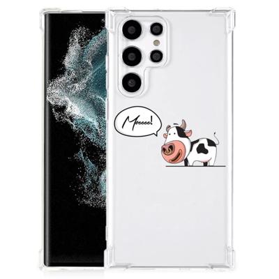 Samsung Galaxy S22 Ultra Stevig | Bumper Hoesje | Cow Samsung Galaxy S22 Ultra Stevig | Bumper Hoesje | Cow