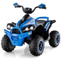 Elektrische Quad voor Kinderen 12 V met Muziek Claxon en LED-Koplamp Kinderquad 2,2-4,3 km/u voor Peuters Vanaf 3 Jaar Marineblauw