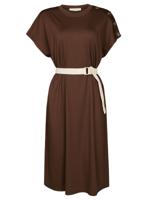 Jurk Comfy Chique Bruin